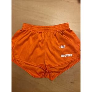 B20-12 Women’s Hooters Vintage OG Dolfin uniform Shorts sorta cheeky Size Xs